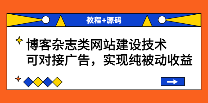 【副业项目3953期】博客杂志类网站建设搭建教程，可对接广告，实现纯被动收益（教程+源码）-欧乐轻创网